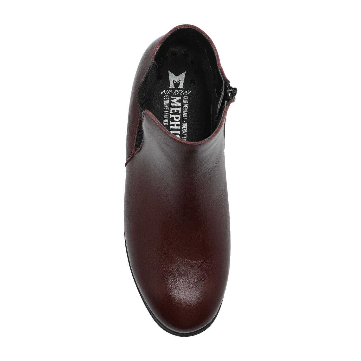 bottines femme modèle Janice bordeaux - Mephisto